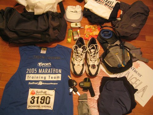 marathon check list